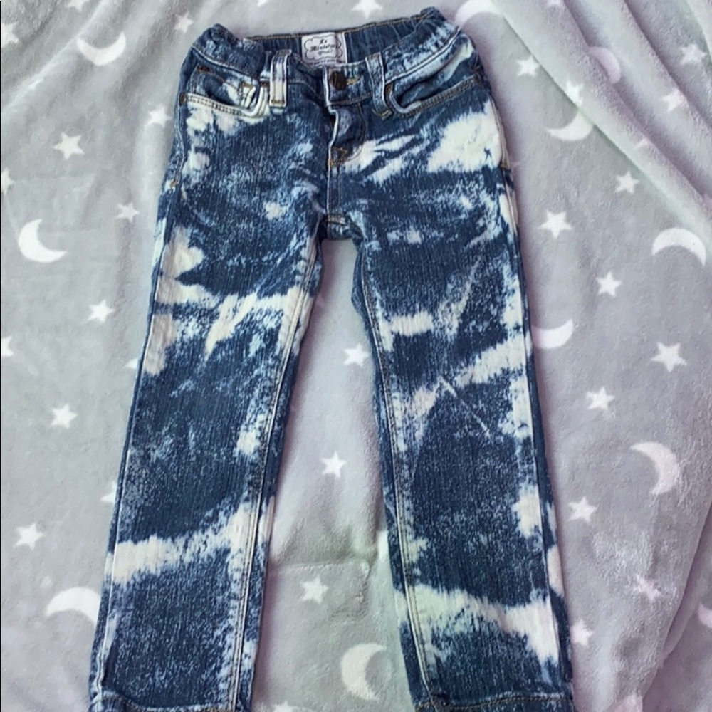 Paint splatter jeans